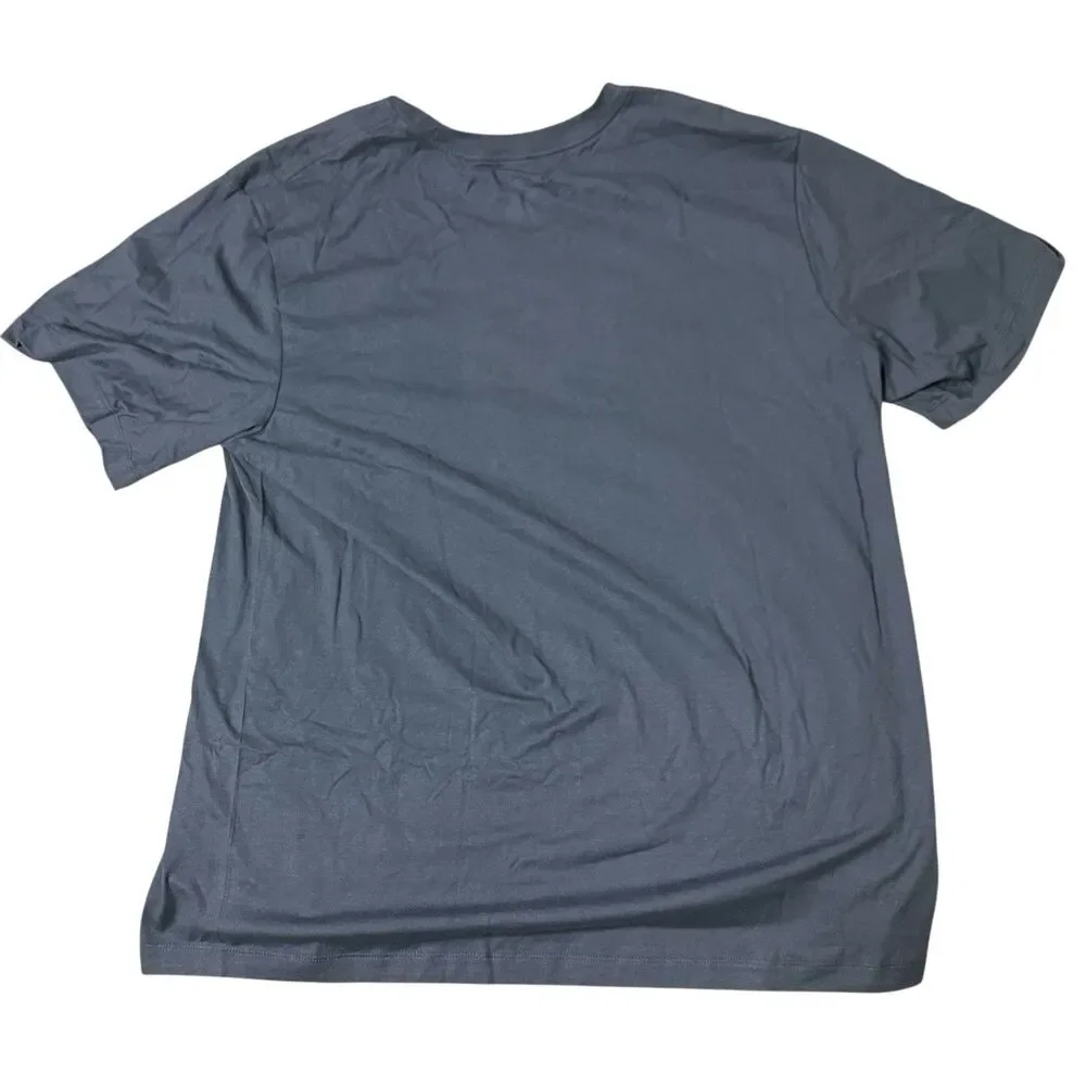 Nike‎ T-Shirt Mens XXL Blue Short Sleeve FC Barcelona La Liga Soccer FJ1704-437